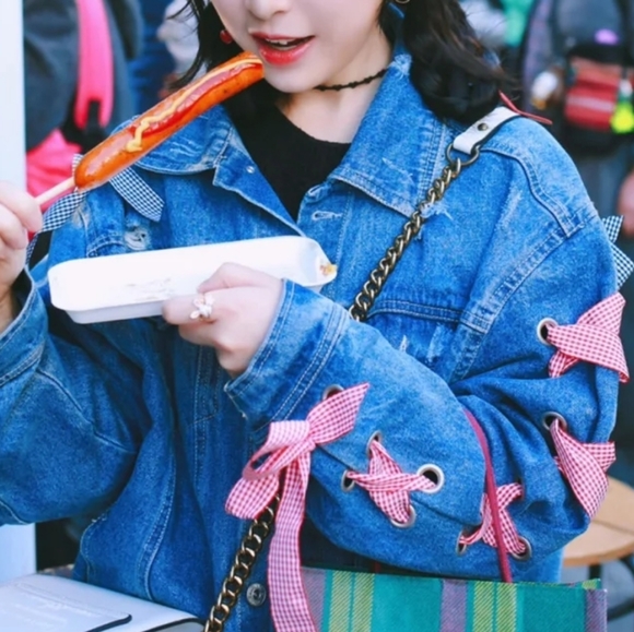 Zara denim jacket with bows - Picture 12 of 12